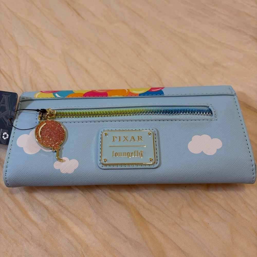 Loungefly PIXAR Blue Up Themed Tri Fold Wallet NWT - Picture 5 of 8
